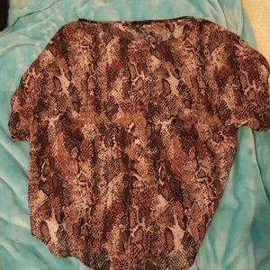 Guess Snake Print Shirt